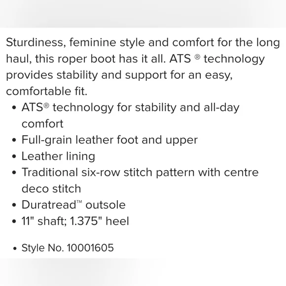 Ariat "Heritage Stockman" Brown Leather Cowboy Western Boots | Women's Size 6.5B - Picture 10 of 11